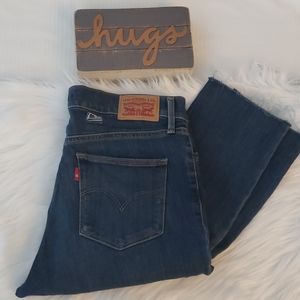 Levi Strauss Slimming Skinny Blue Jeans
